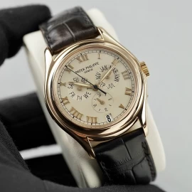 Đồng hồ Patek Philippe 18k Rose Gold Annual Calendar & GMT 5035r