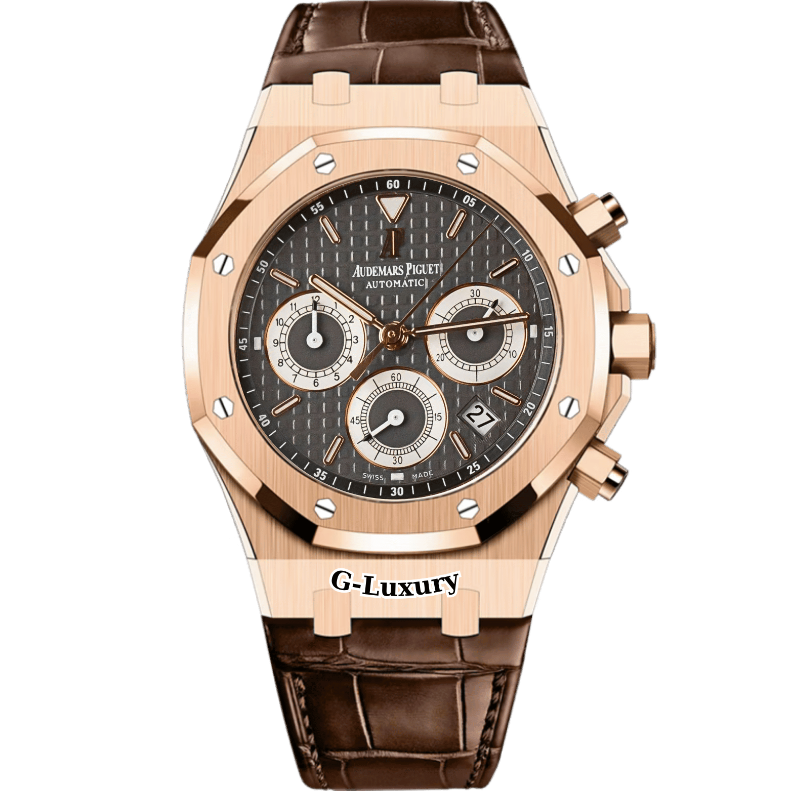 Audemars Piguet Royal Oak Chronograph 39mm Rose Gold Brown Dial Ref. 26022OR.OO.D098CR.02