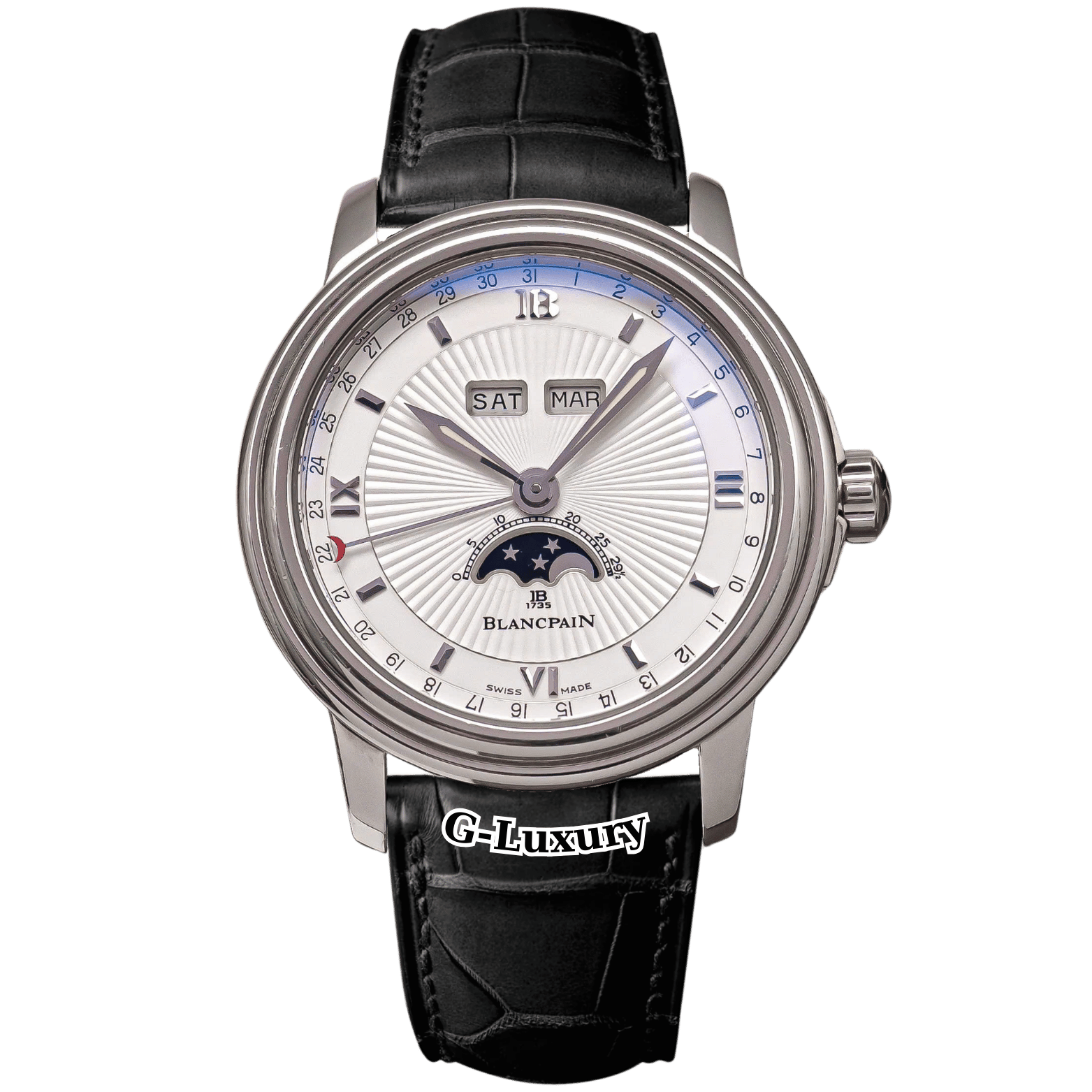 Blancpain Villeret Complete Calendar 18K White Gold Moonphase 38mm