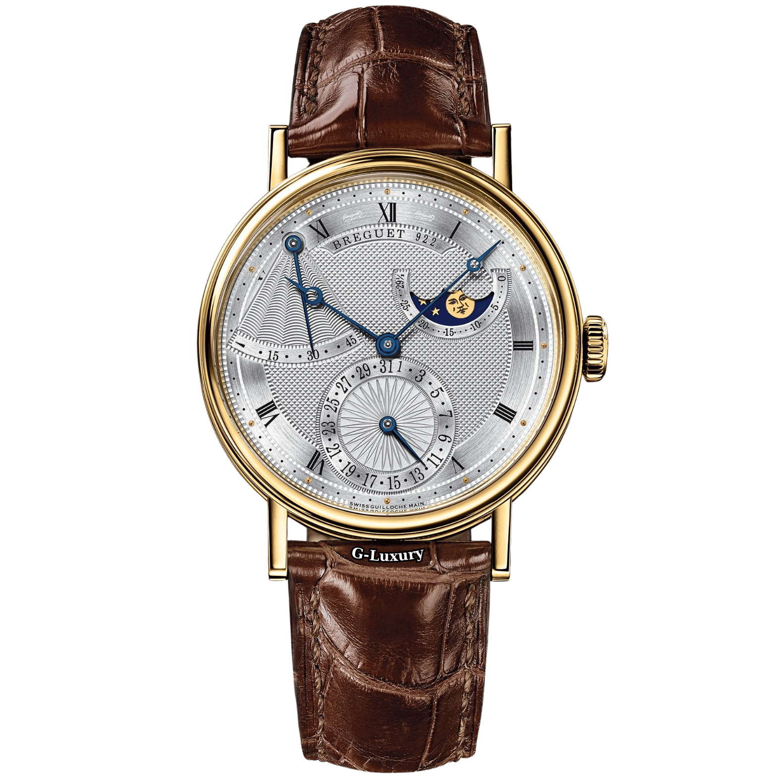 Breguet Classique Power Reserve Moonphase 18K Gold 7137ba/11/9v6