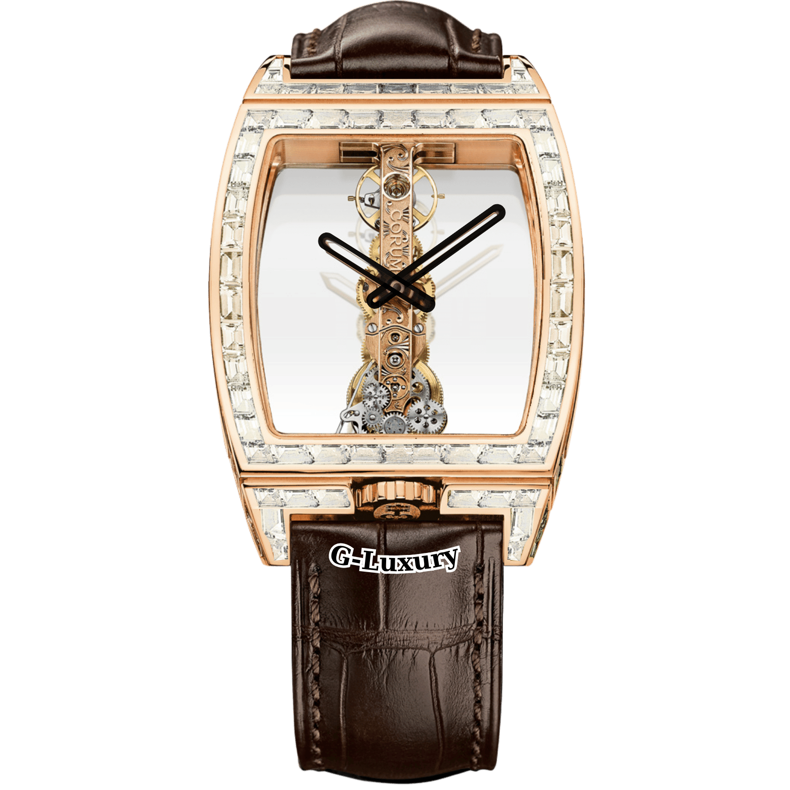 Corum Golden Bridge Classic Rose Gold Skeleton B113/01043