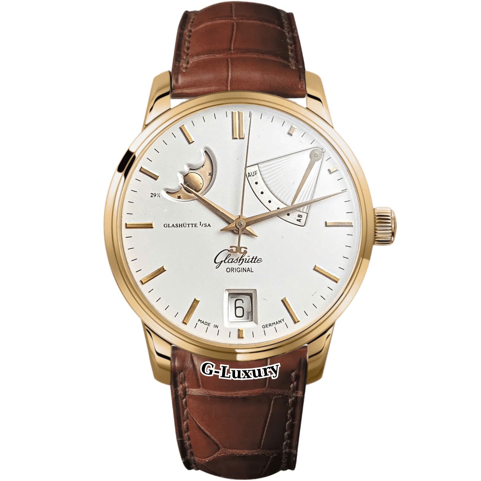 Glashutte Original Senator Panorama Date Moon Phase Ref. 39-44-03-11-04