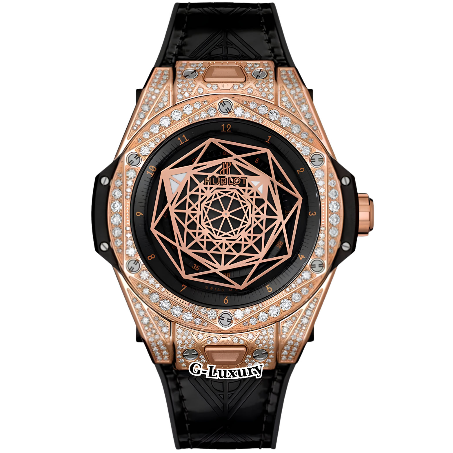 Hublot Big Bang Sang Bleu King Gold Pavé 39mm Ref. 465.OS.1118.VR.1704.MXM18