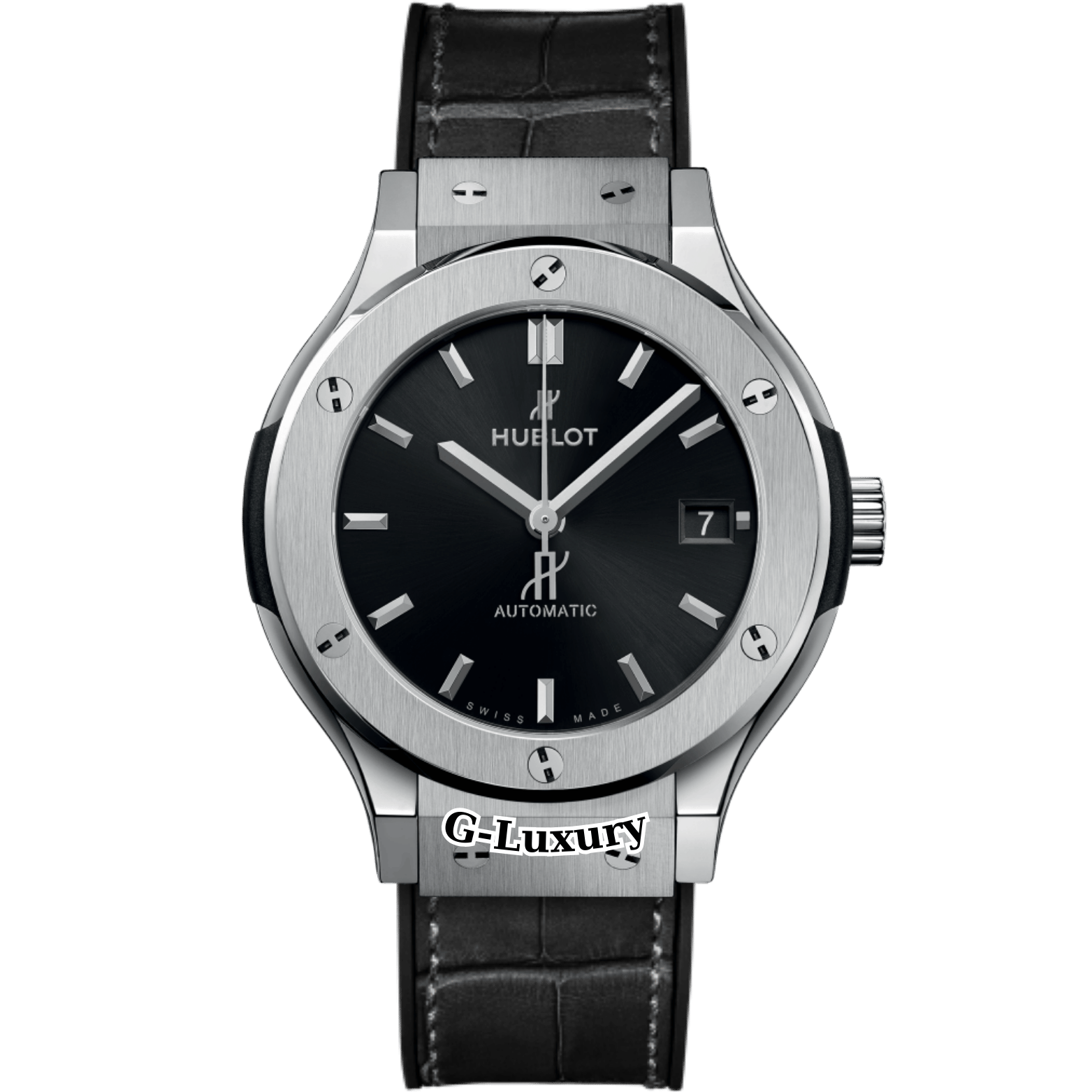 Hublot Classic Fusion Titanium 38mm 565.NX.1470.LR Black Dial