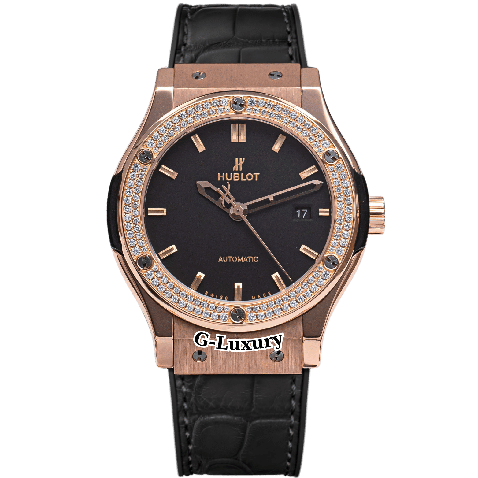 Hublot Classic Fusion King Gold Black Dial 42mm 542.PX.1180.RX.1104