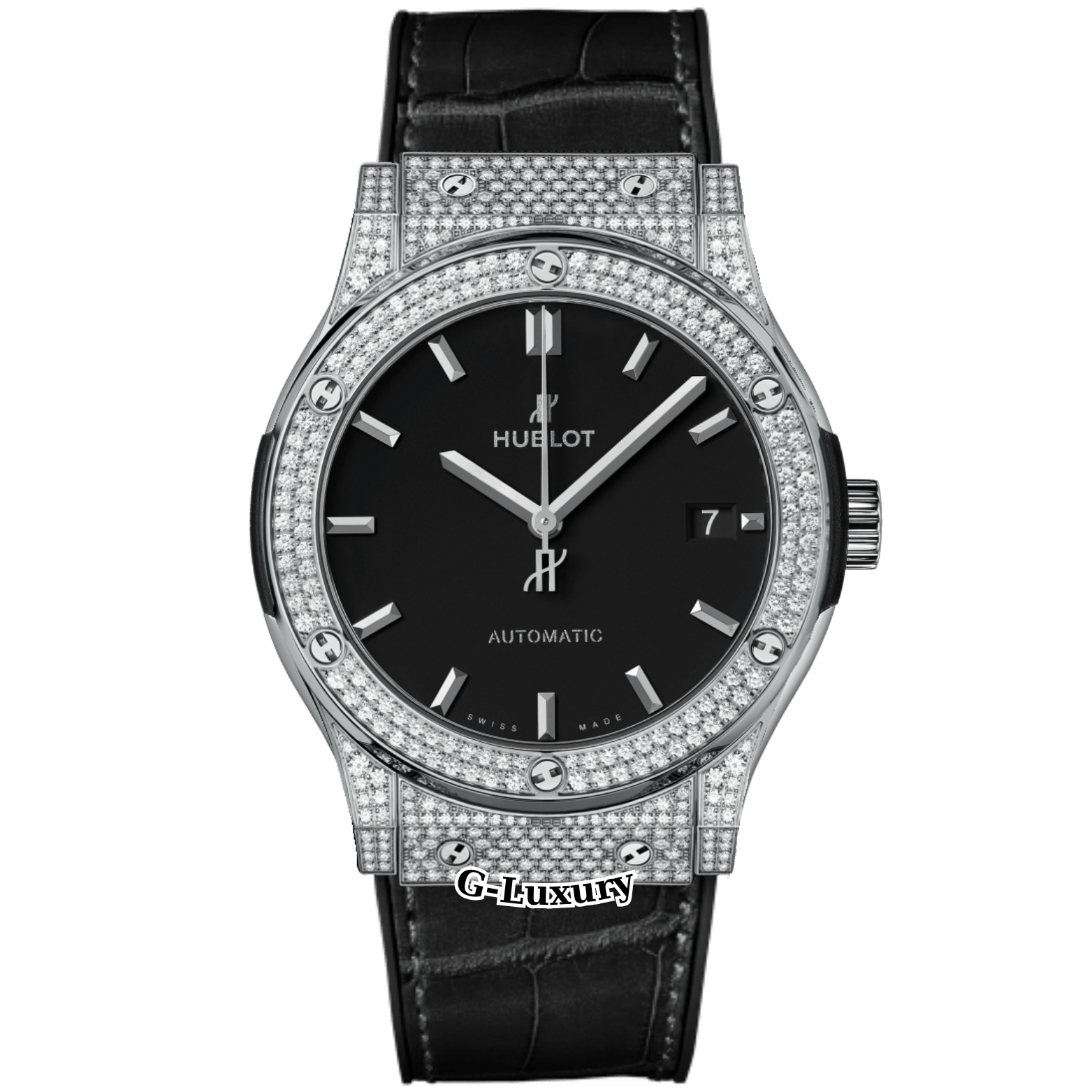 Hublot Classic Fusion Titanium Pavé 42mm - Ref. 542.NX.1171.LR.1704