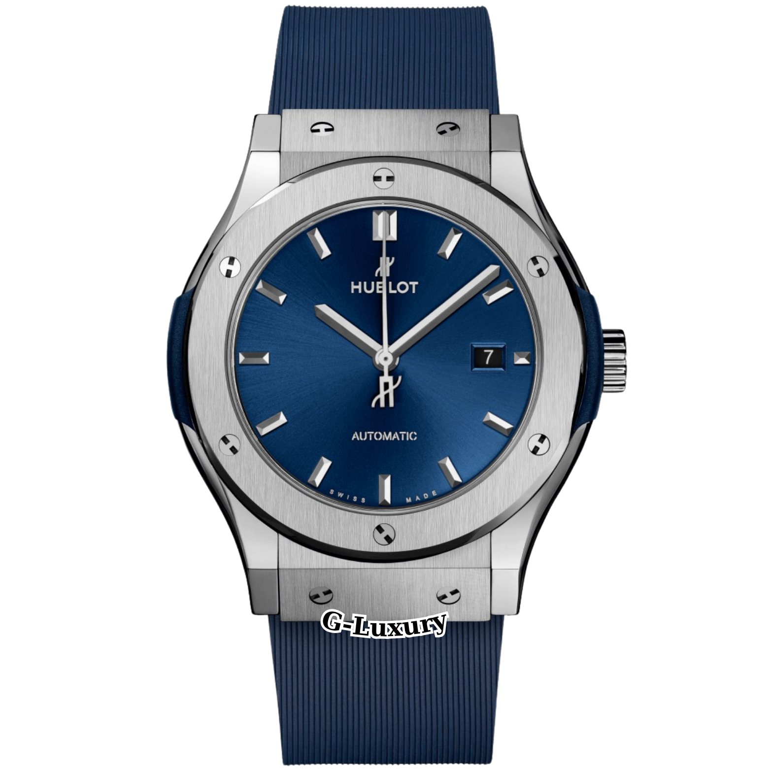 Hublot Classic Fusion Titanium Blue 42mm Ref. 542.NX.7170.RX – Blue Sunray Dial