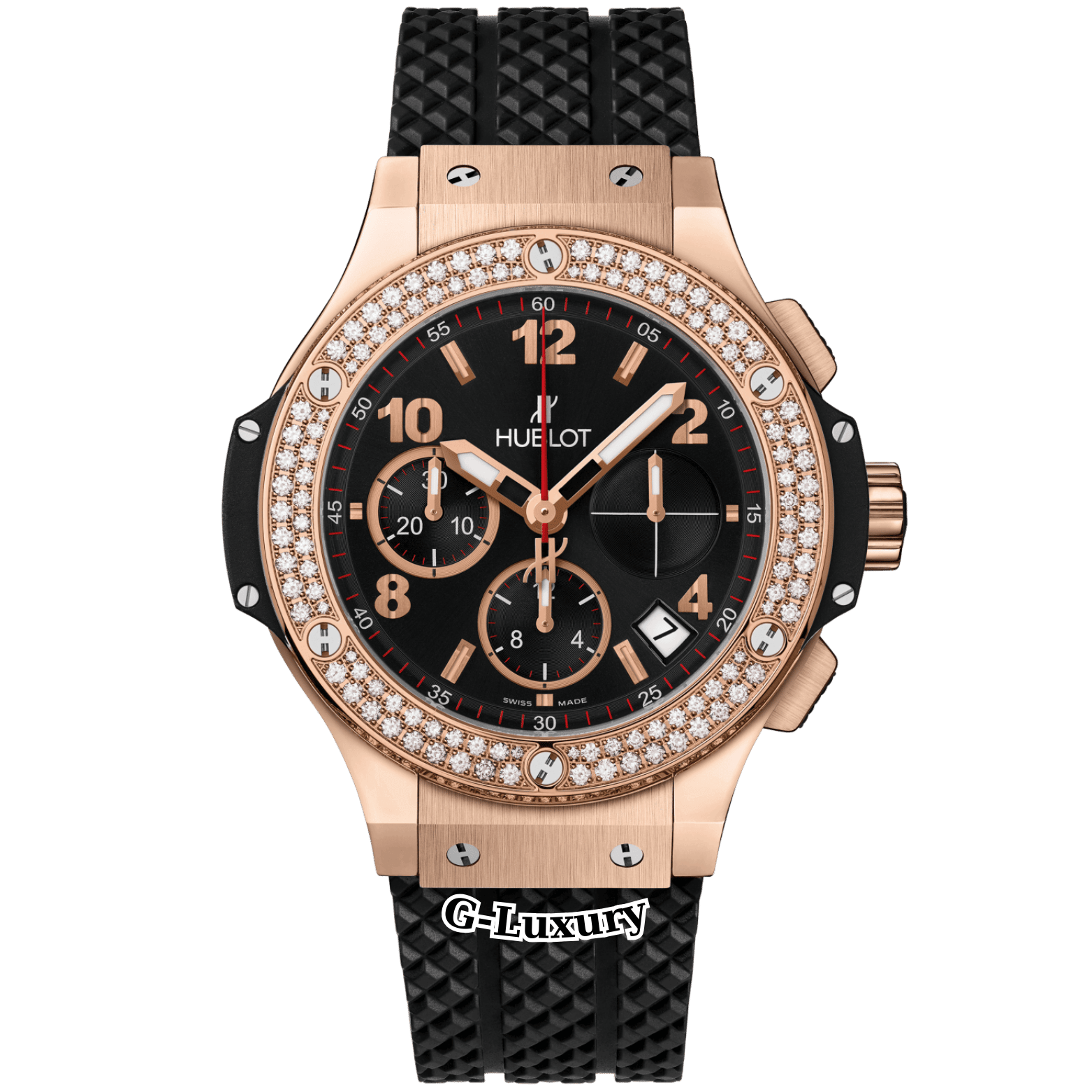 Hublot Big Bang King Gold 41mm Ref. 341.PX.130.RX.114 – Black Dial Diamond