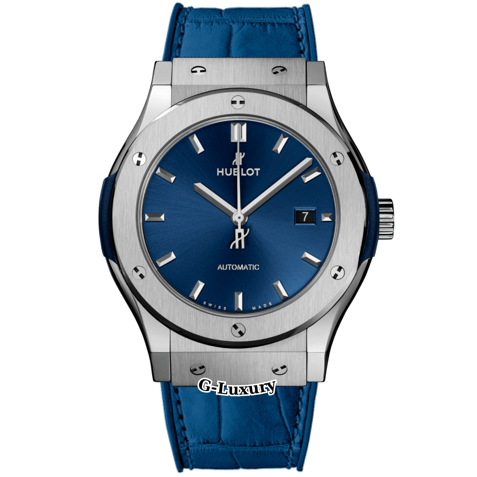 Hublot Classic Fusion Titanium 42mm Ref. 542.NX.7170.LR – Blue Dial