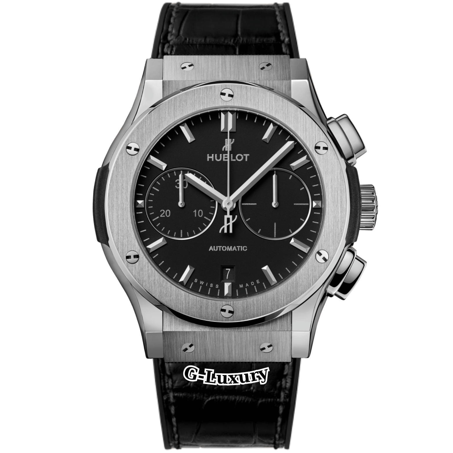 Hublot Clasic Fusion Chronograph Titanium 42mm 541.NX.1171.LR Black Dial
