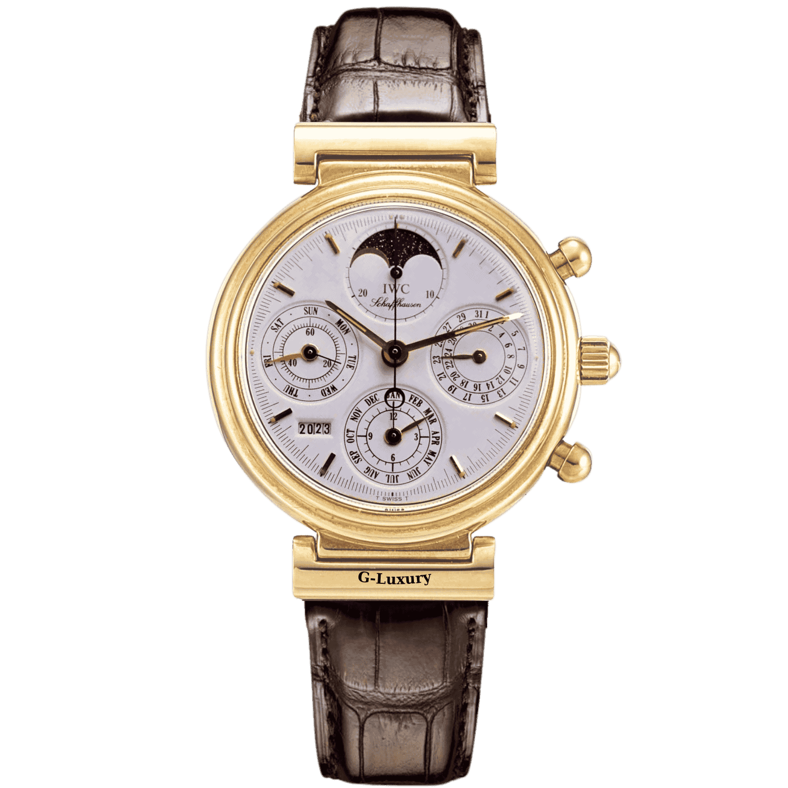 IWC Da Vinci Perpetual Calendar Chronograph Yellow Gold IW3750