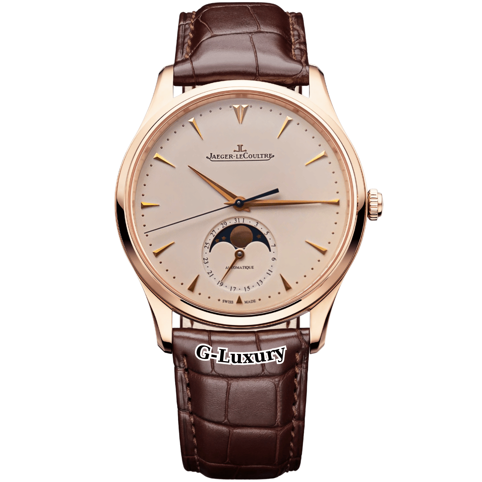 Jaeger LeCoultre Master Ultra Thin Moon 18k Rose Gold 39mm Q1362501