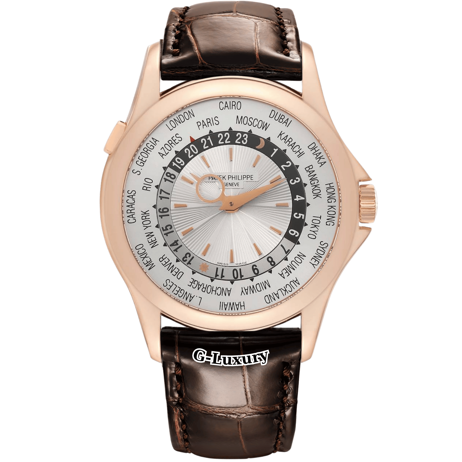 Patek Philippe Complications World Time 5130R-001 Rose Gold