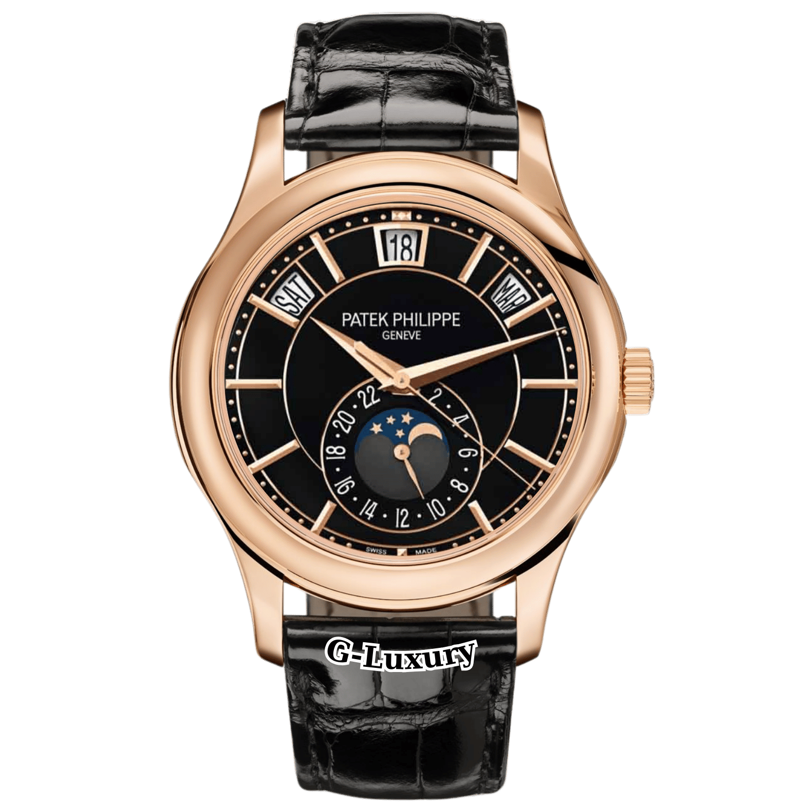 Patek Philippe Complications Annual Calendar 5205R-010 Black Dial