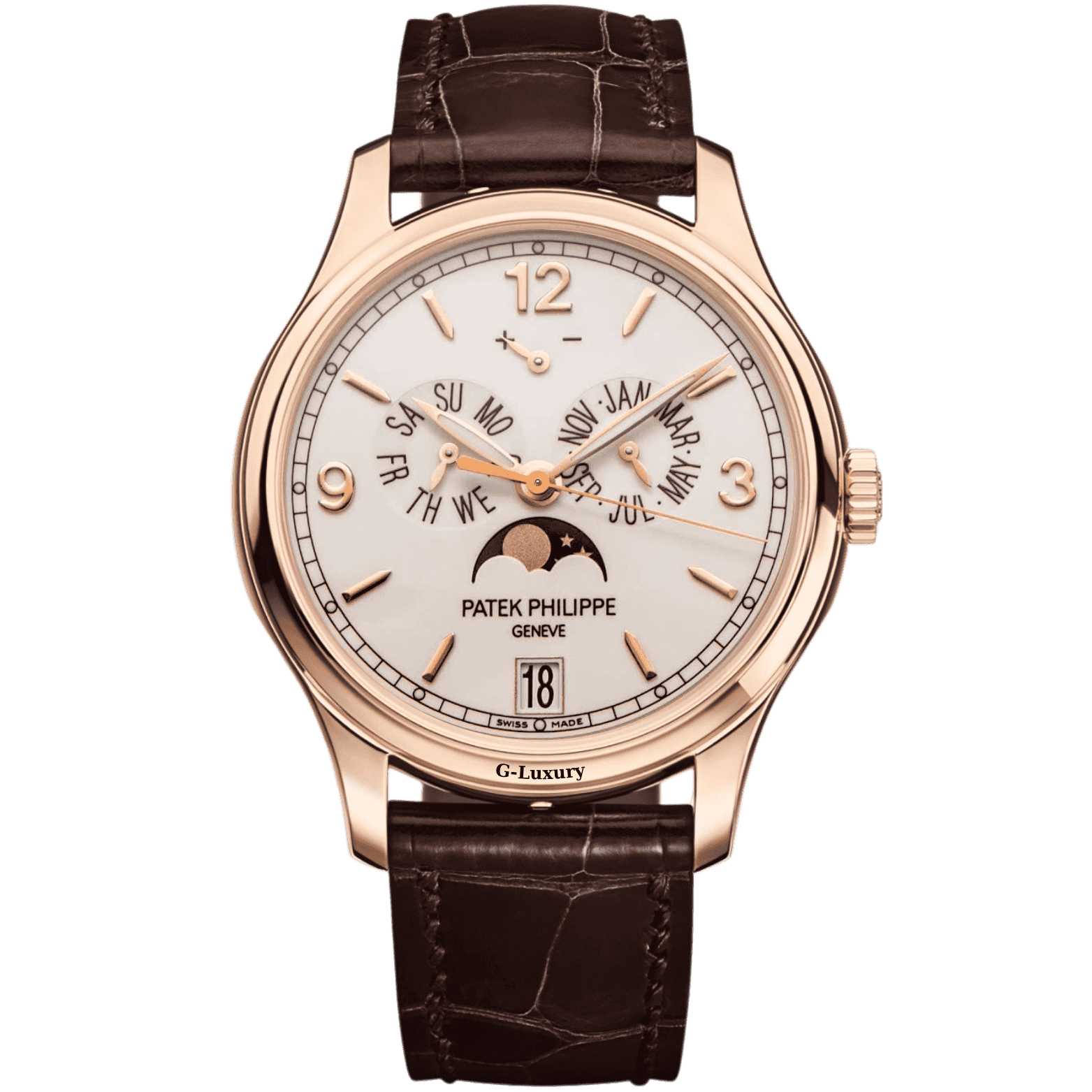 Patek Philippe Complications Annual Calendar Moonphase 5146R-001 – 39mm Rose Gold