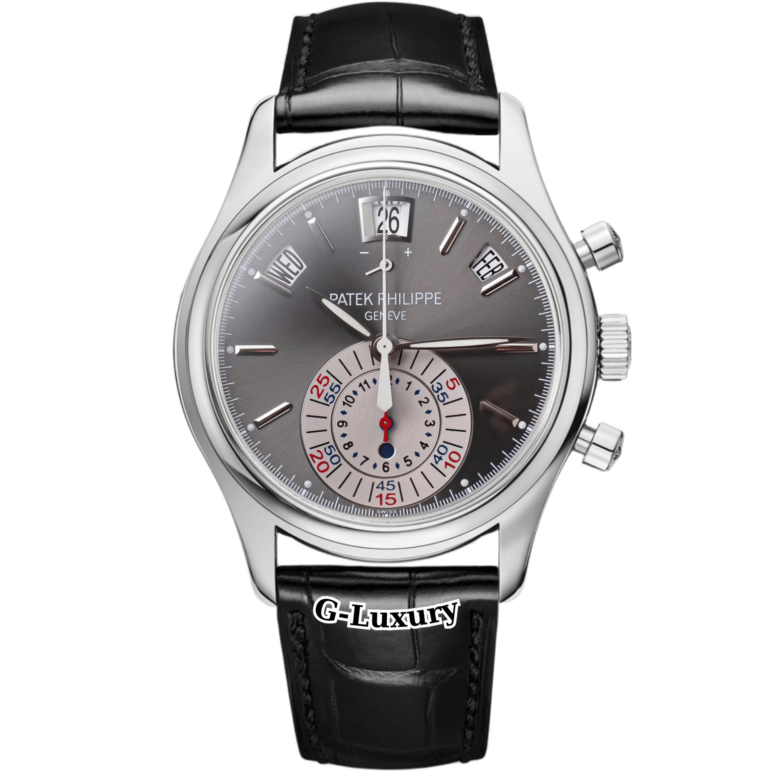 Patek Philippe Annual Calendar Chronograph Platinum 5960P-001 Fullbox