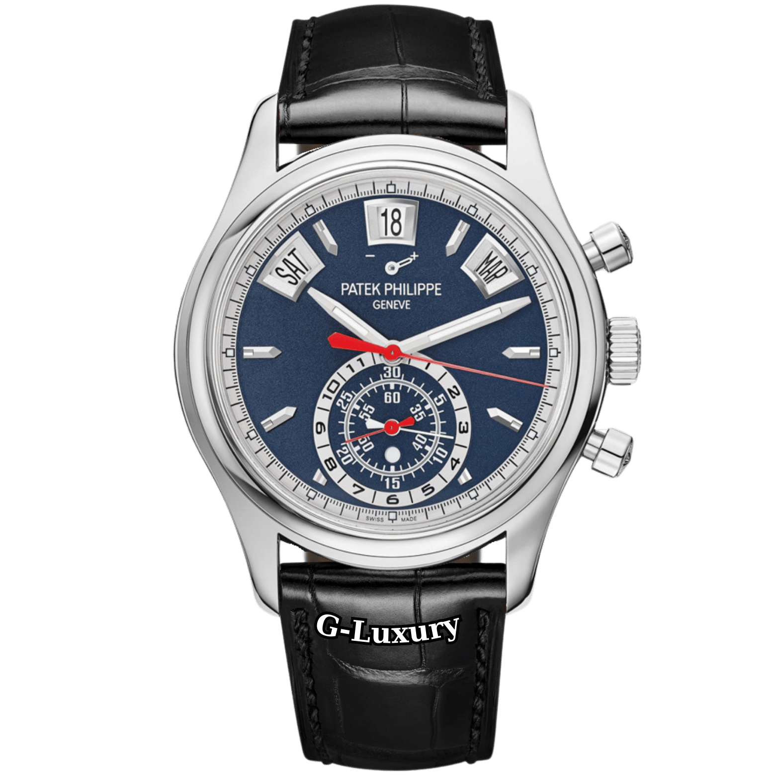 Patek Philippe Complications 5960/01G-001 Annual Calendar Chronograph – White Gold