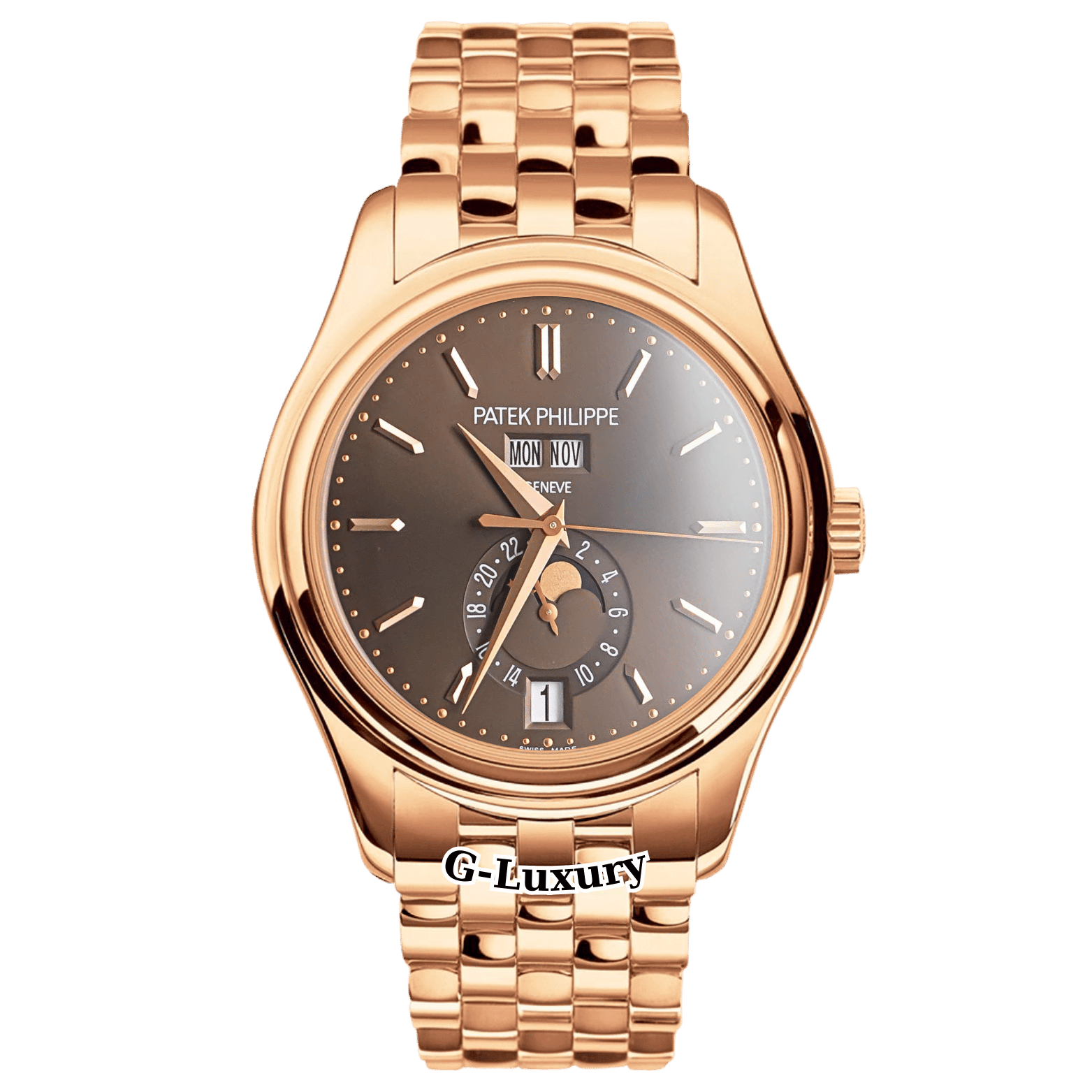 Patek Philippe Complications Annual Calendar Moonphase Ref. 5396/1R-001 Chocolatte Dial