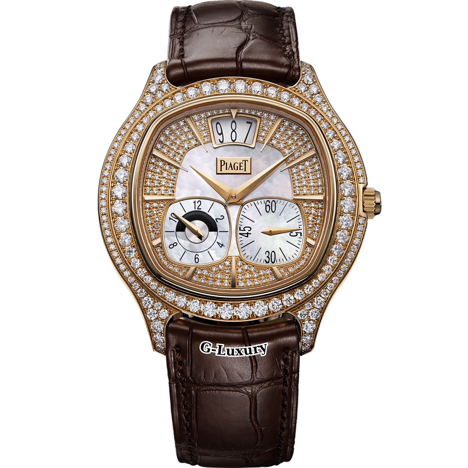 Piaget Polo Emperador Dual Time Watch 42mm G0A32020 18K Rose Gold