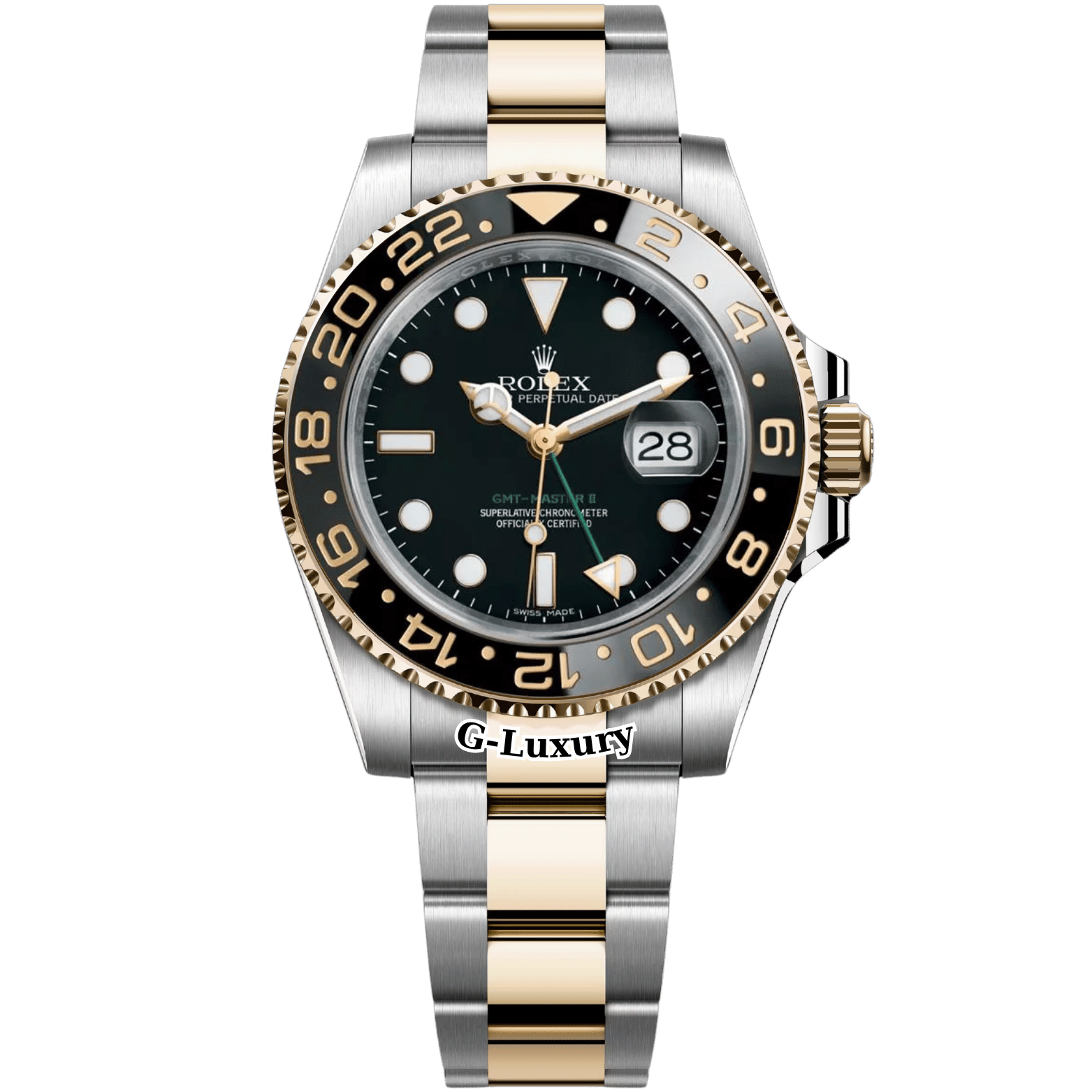 Rolex Oyster Perpetual GMT-Master II 40mm Ref. 116713LN – Black Dial Demi Gold
