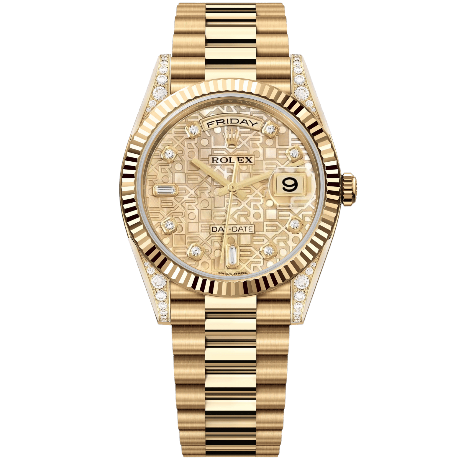 Rolex Day-Date 36mm Ref. 118338 – Champagne Dial Diamond