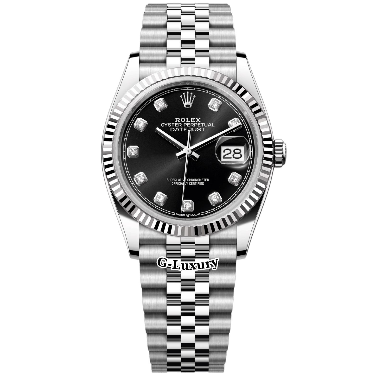 Rolex Oyster Perpetual Datejust 36 126234 Black Diamond Dial