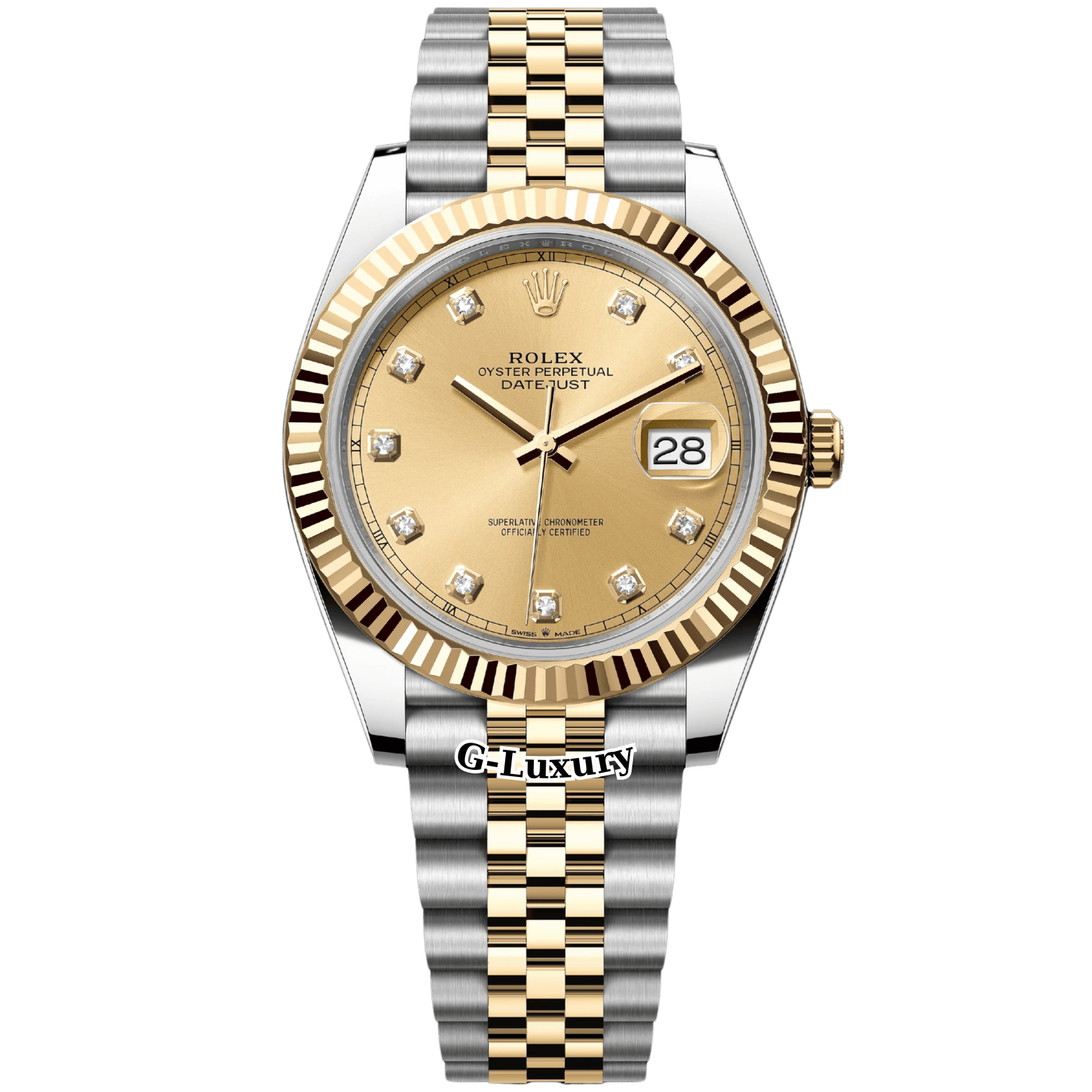 Rolex Oyster Perpetual Datejust 41 Ref. 126333 – Champagne Dial Diamond