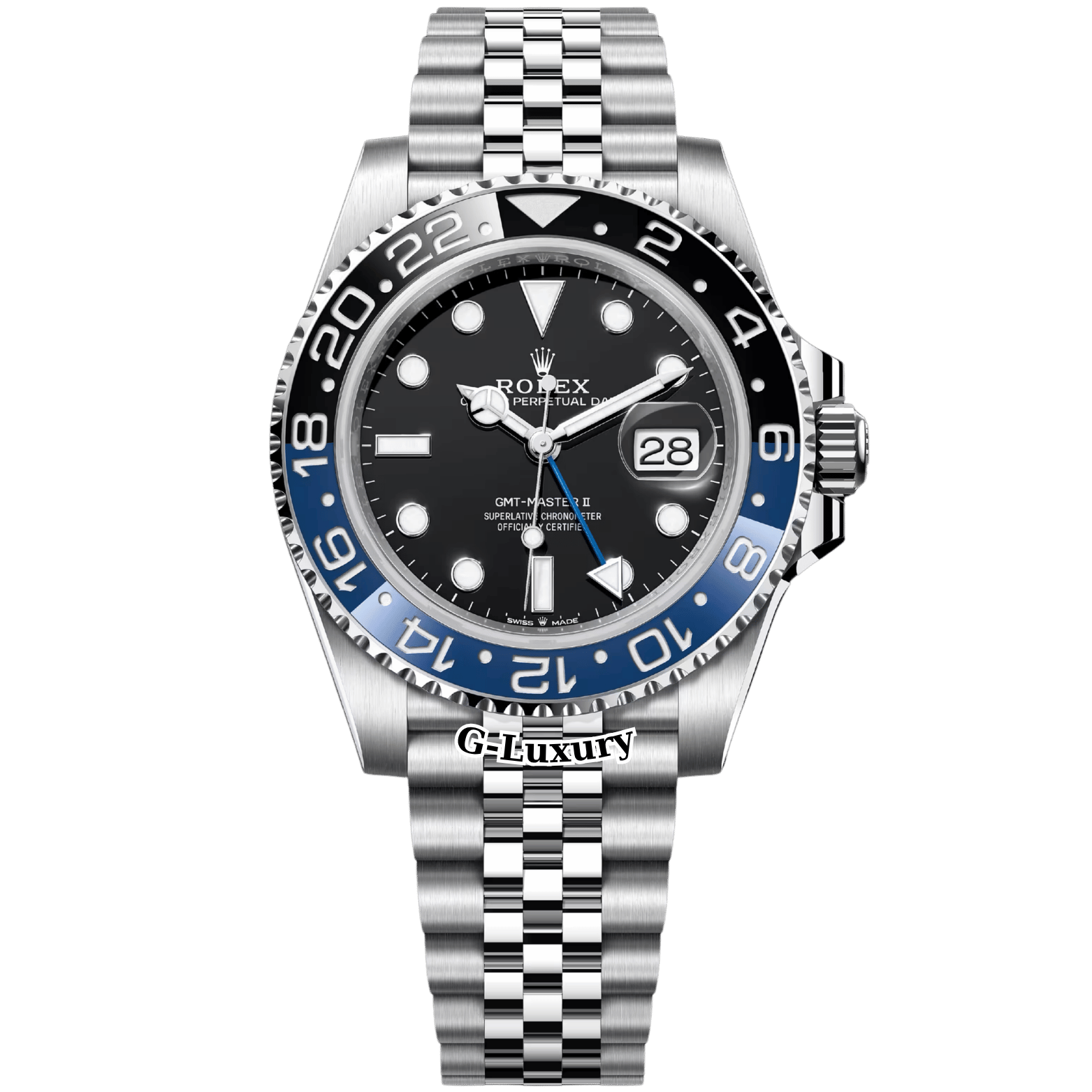 Rolex Oyster Perpetual GMT-Master II 40mm Ref. 126710BLNR “Batgirl” – Black Dial