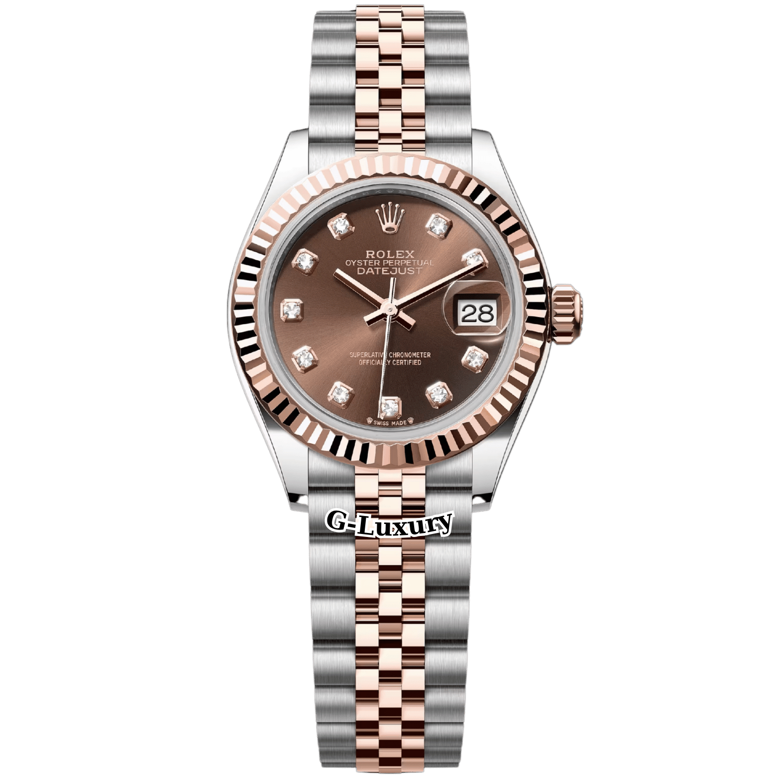 Rolex Oyster Perpetual Lady-Datejust 28mm Ref. 279171 – Choco Dial Diamond