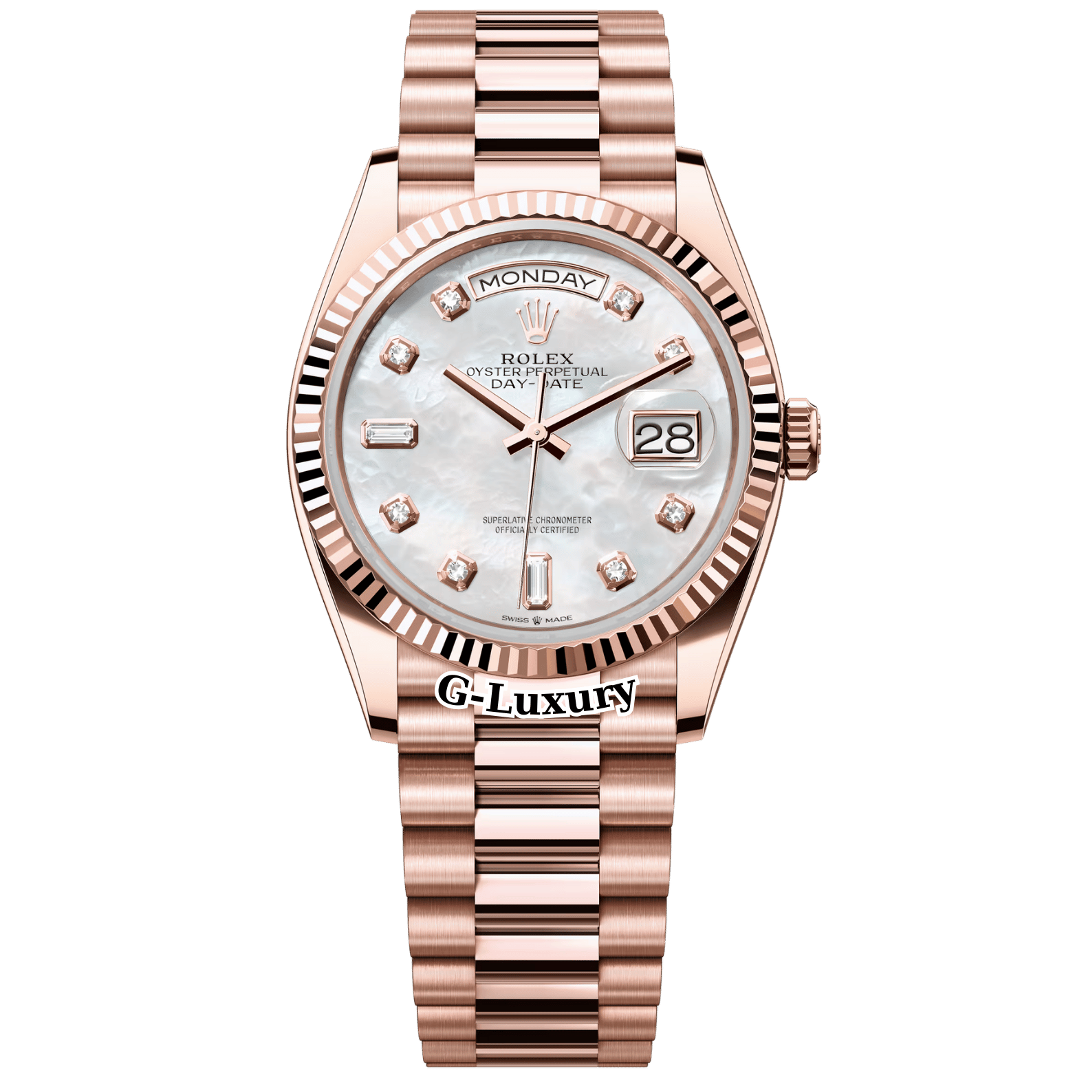 Rolex Oyster Perpetual Day-Date 36mm 128235 MOP Dial