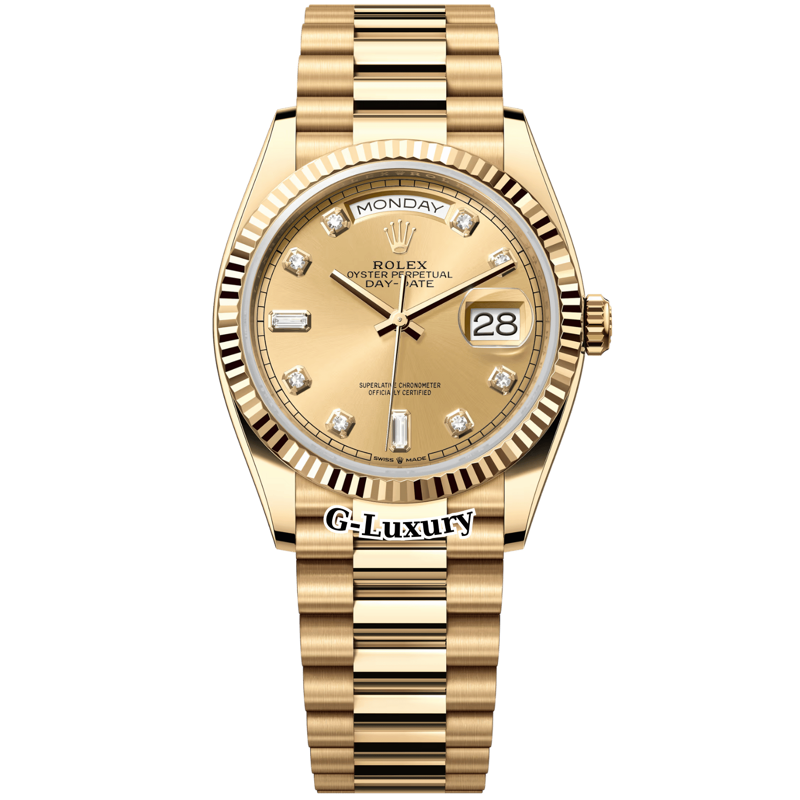 Rolex Oyster Perpetual Day-Date 41mm 128238 Champagne Dial
