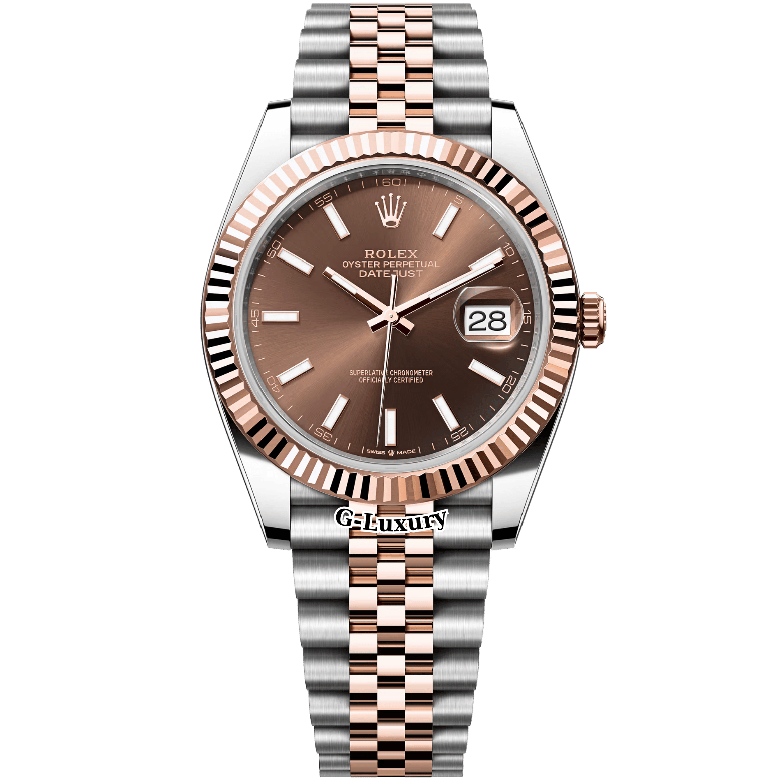 Rolex Oyster Perpetual Datejust 41mm 126331 Chocolate Dial cọc dạ quang