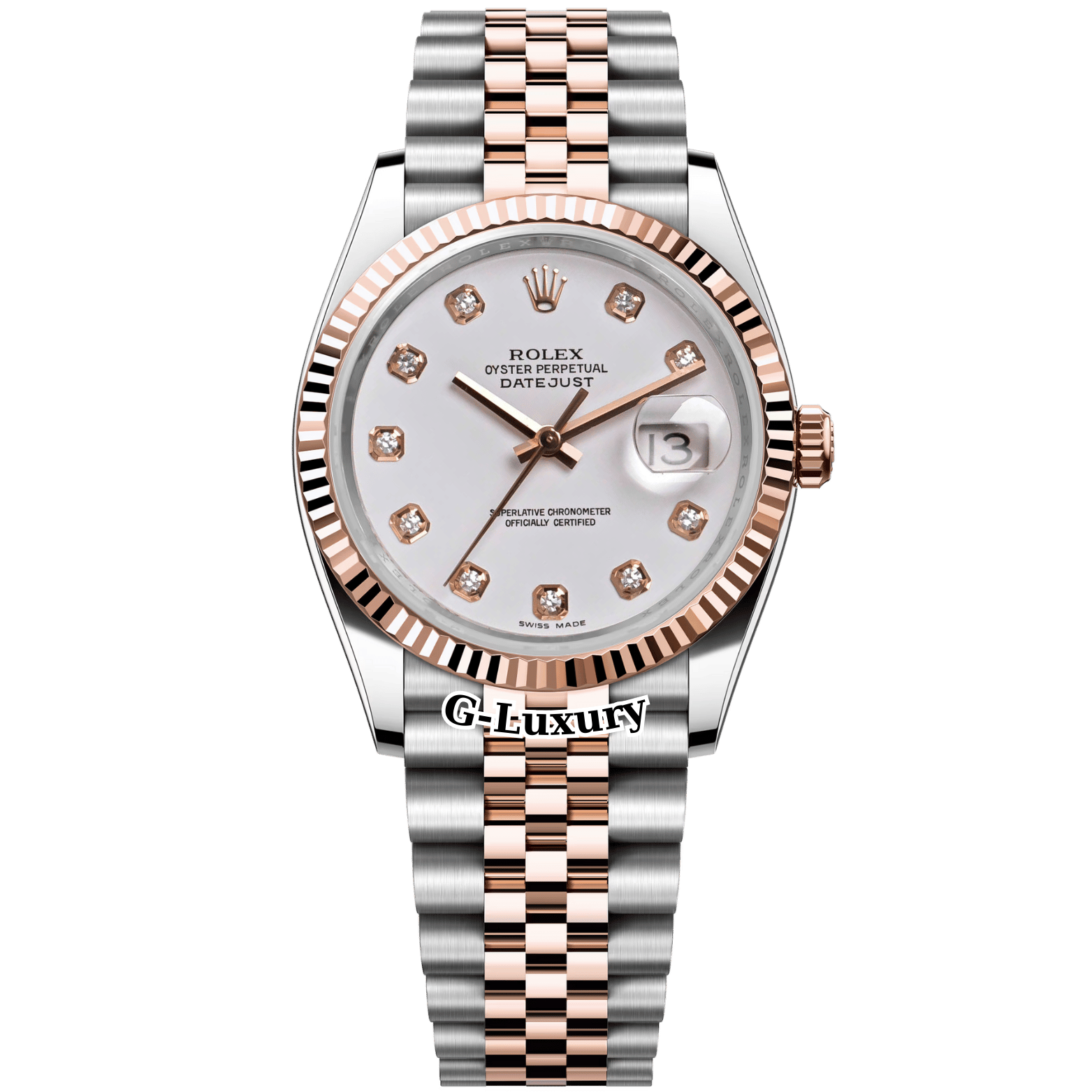 Rolex Oyster Perpetual Datejust 36mm 116231 Mặt số men trắng