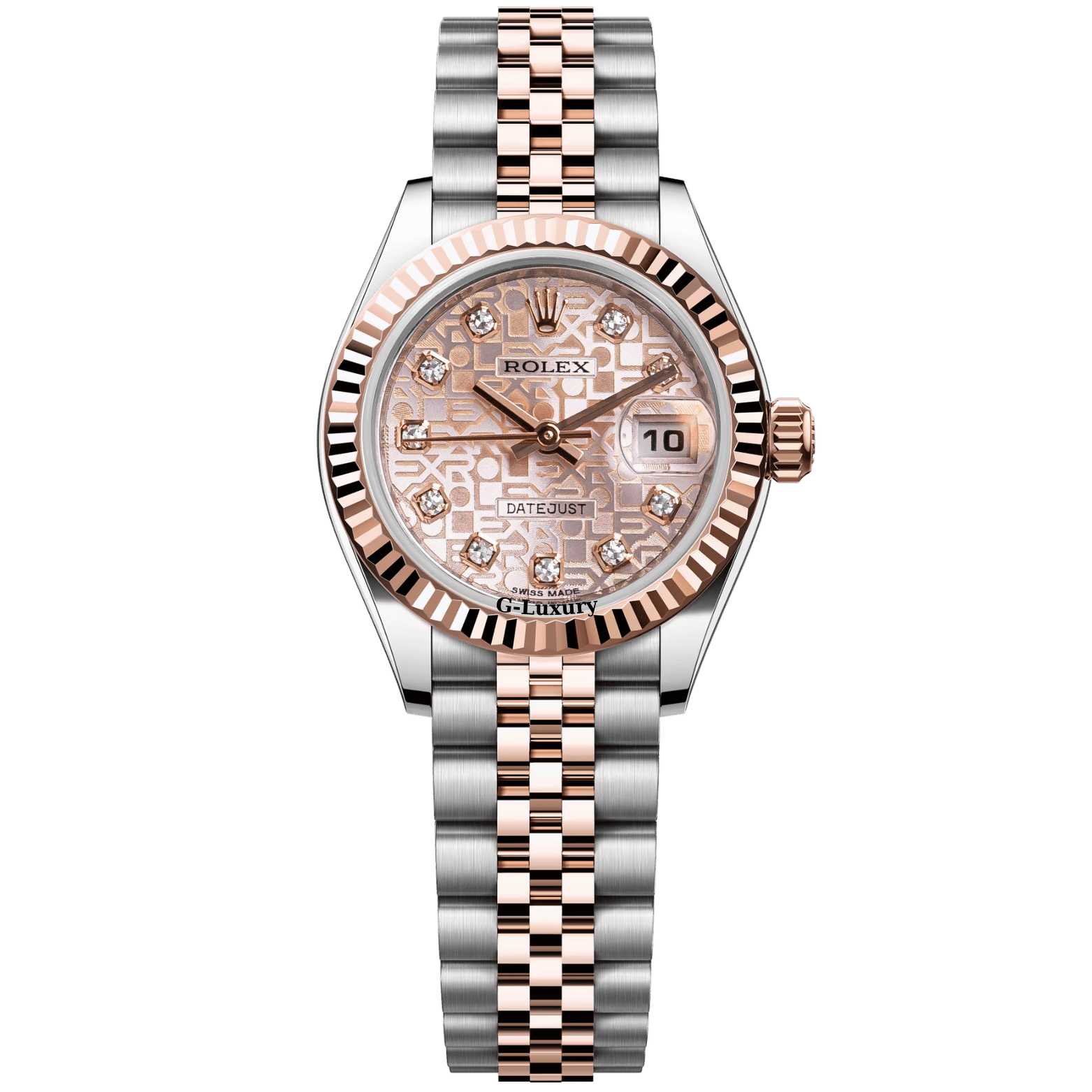 Rolex Oyster Perpetual Lady-Datejust 26mm 179171 Mặt số vi tính hồng