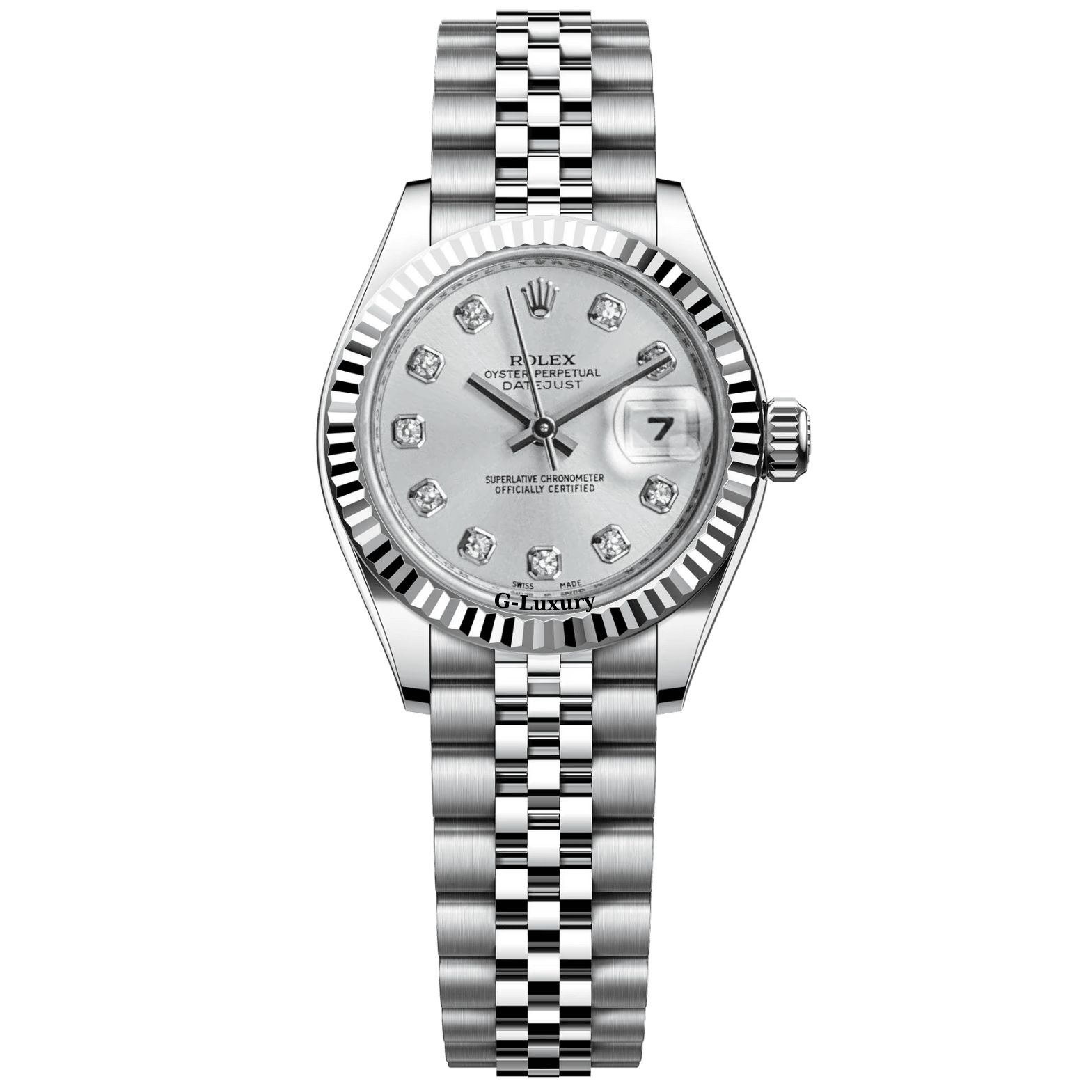 Rolex Oyster Perpetual Lady-Datejust 26mm 179174 Mặt số bạc Silver Dial