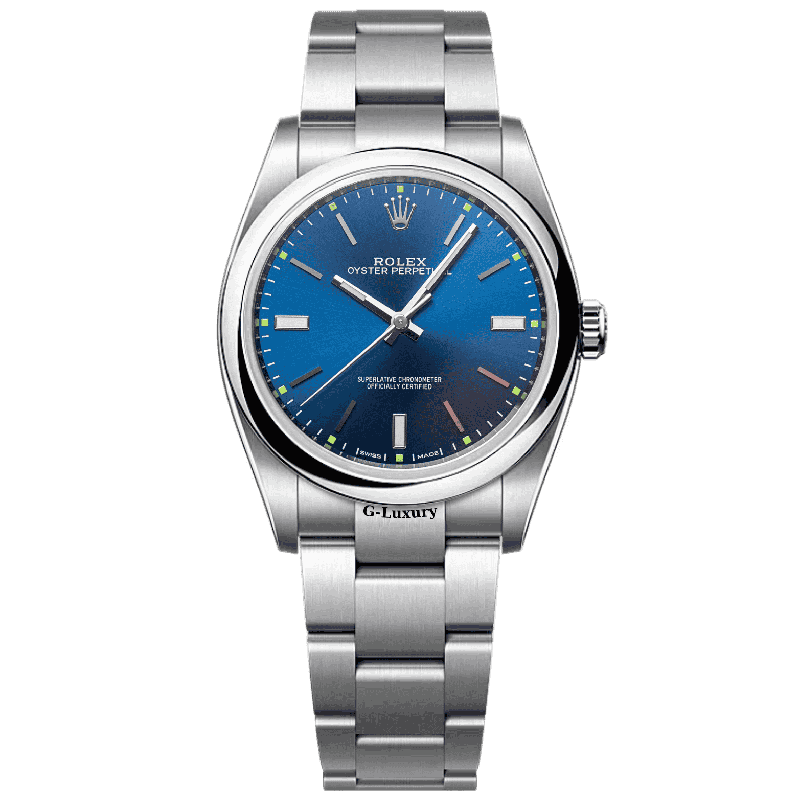 Rolex Oyster Perpetual 39mm 114300 Blue Dial