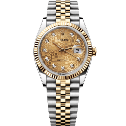 Rolex Oyster Perpetual Datejust 36mm 126233 Mặt Số Vi Tính Vàng (2019)