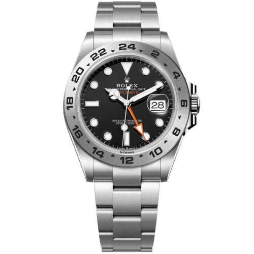 Rolex Explorer II Stainless Steel 16570 Black Dial