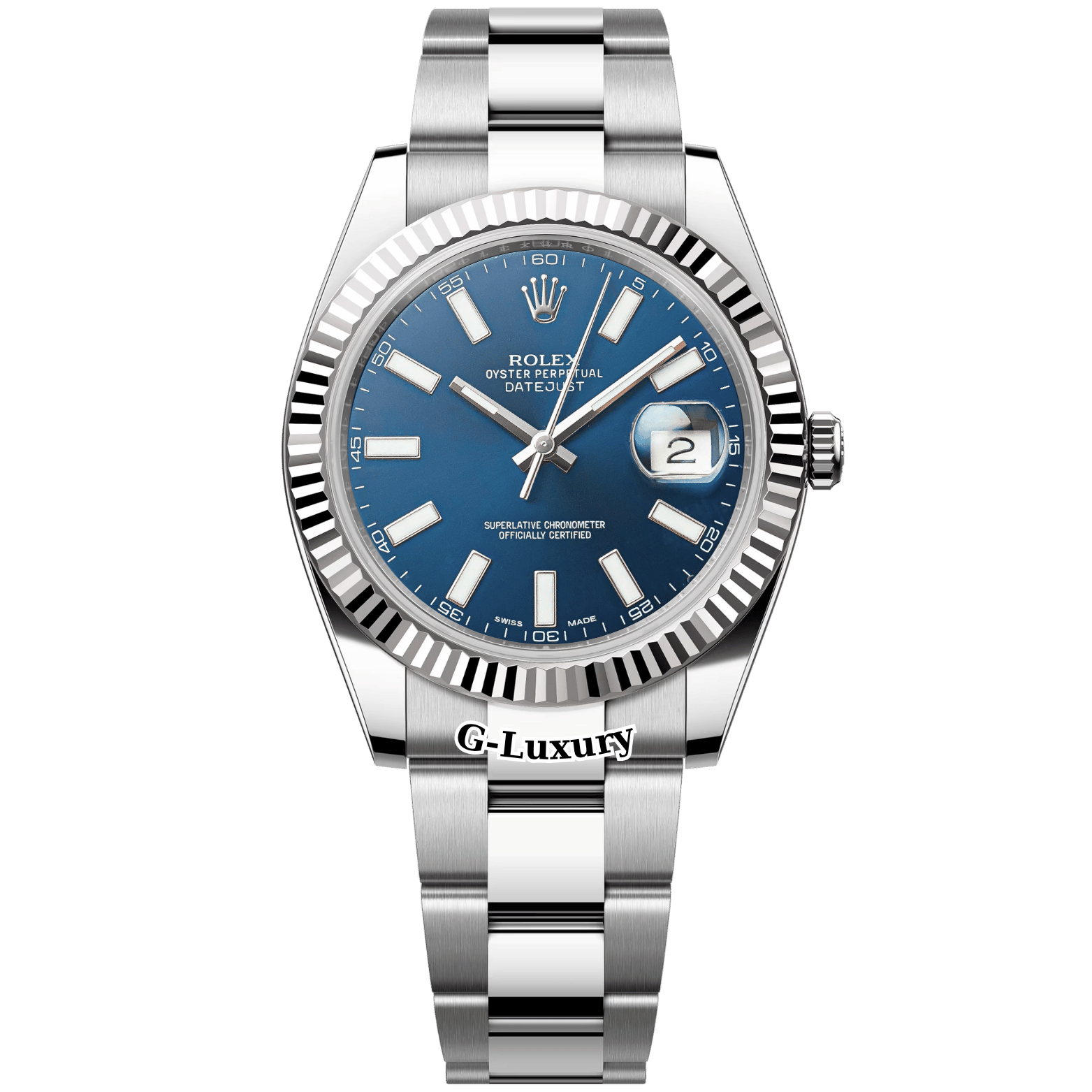 Rolex Oyster Perpetual Datejust 41mm Blue Dial Ref. 116334