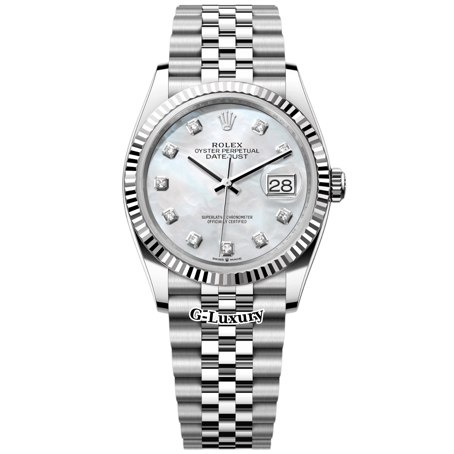 Rolex Oyster Perpetual Datejust 36 Ref. 126234 – White MOP Dial