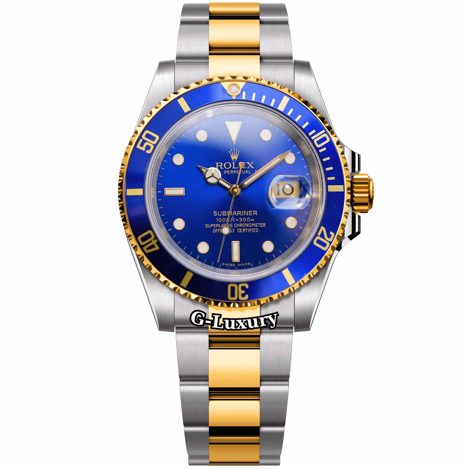 Rolex Oyster Perpetual Submariner Date 40mm 16613 Blue Dial