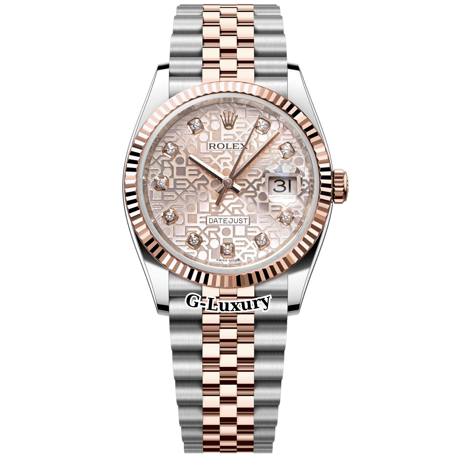 Rolex Oyster Perpetual Datejust 36mm – Ref. 116231 – Pink Computer Diamond Dial