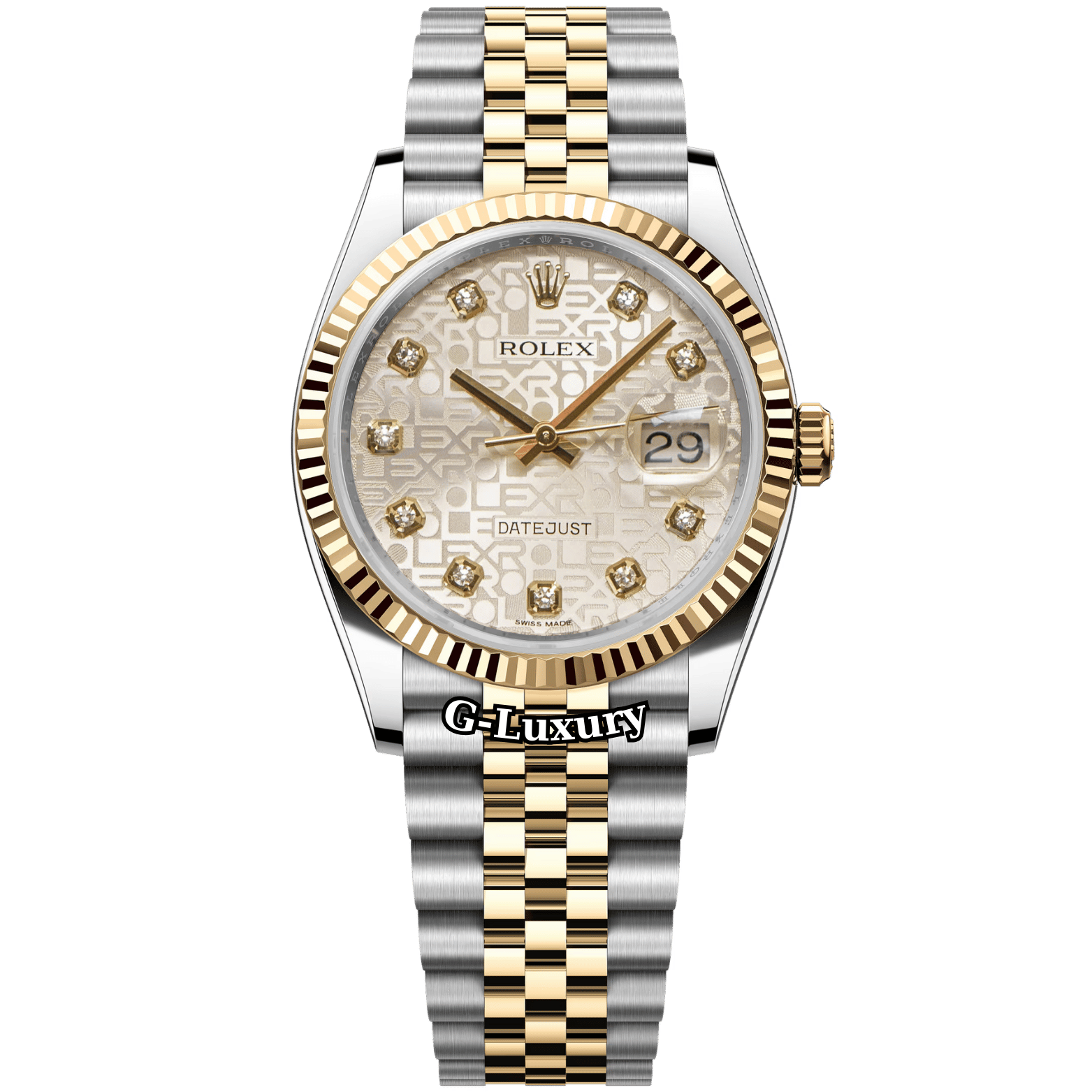 Rolex Oyster Perpetual Datejust 36 mm 116233 Vi tính trắng