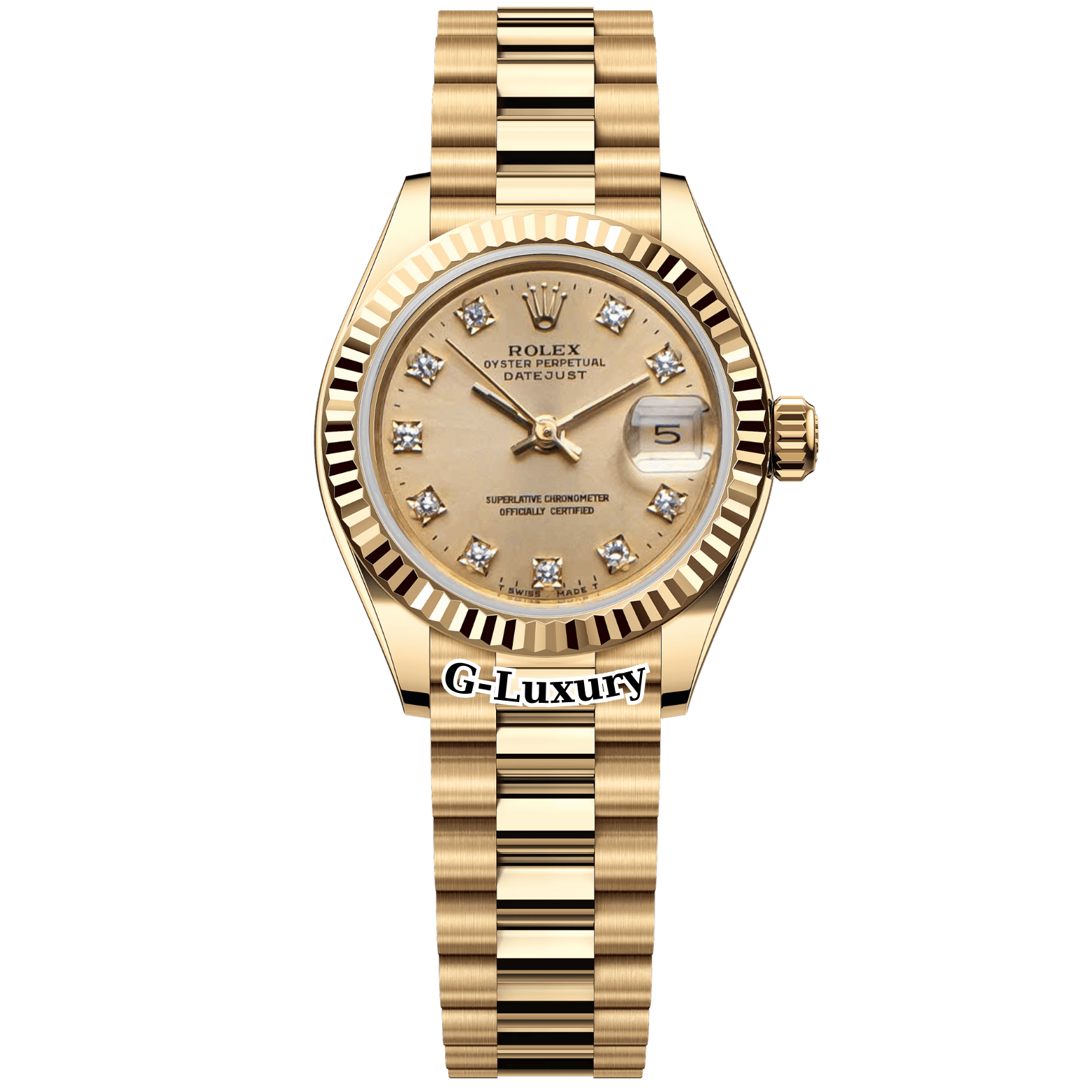 Rolex Oyster Perpetual Lady-Datejust 26mm 69178 Champagne Dial