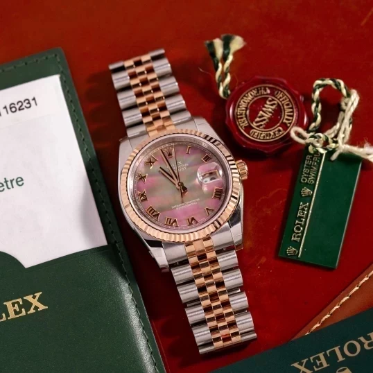 Rolex Oyster Perpetual Datejust 36mm 116231 MOP dial - mặt xà cừ tím