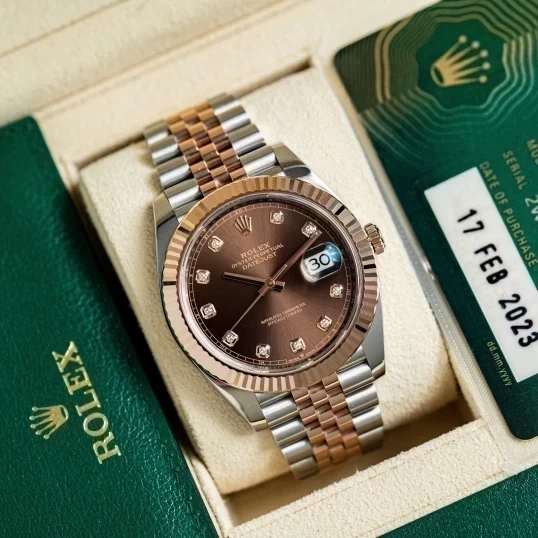 Rolex Oyster Perpetual Datejust 41mm 126331 Chocolate Dial