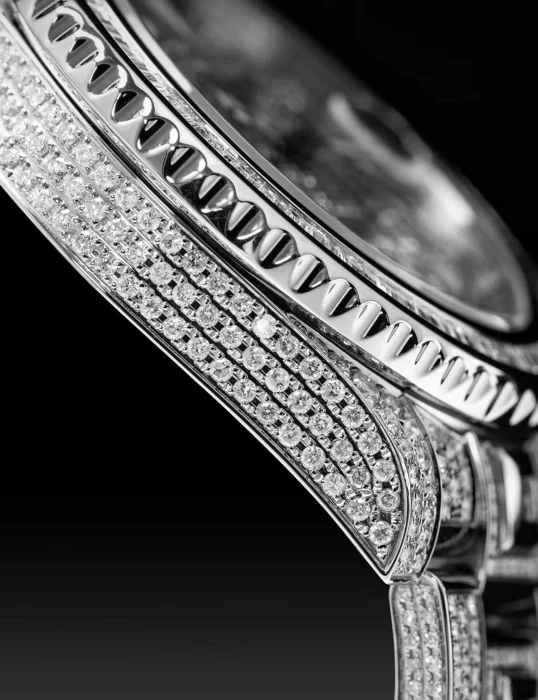 Rolex Oyster Perpetual GMT-Master II 116710LN 40mm Custom Full Diamonds