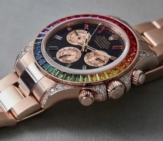 Rolex Cosmograph Daytona Rainbow 40mm – Ref. 116505 – Black Dial Rainbow Sapphire