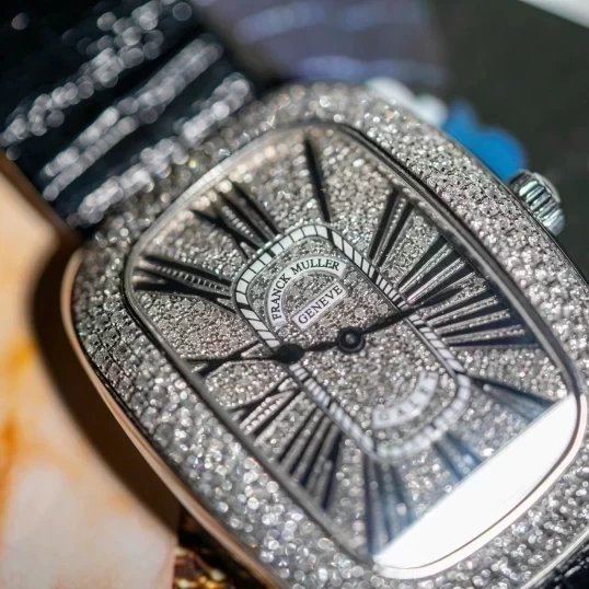 Franck Muller Galet 3002 M QZ R Full Diamonds