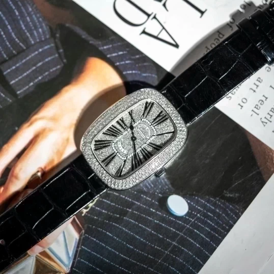 Franck Muller Galet 3002 M QZ R Full Diamonds